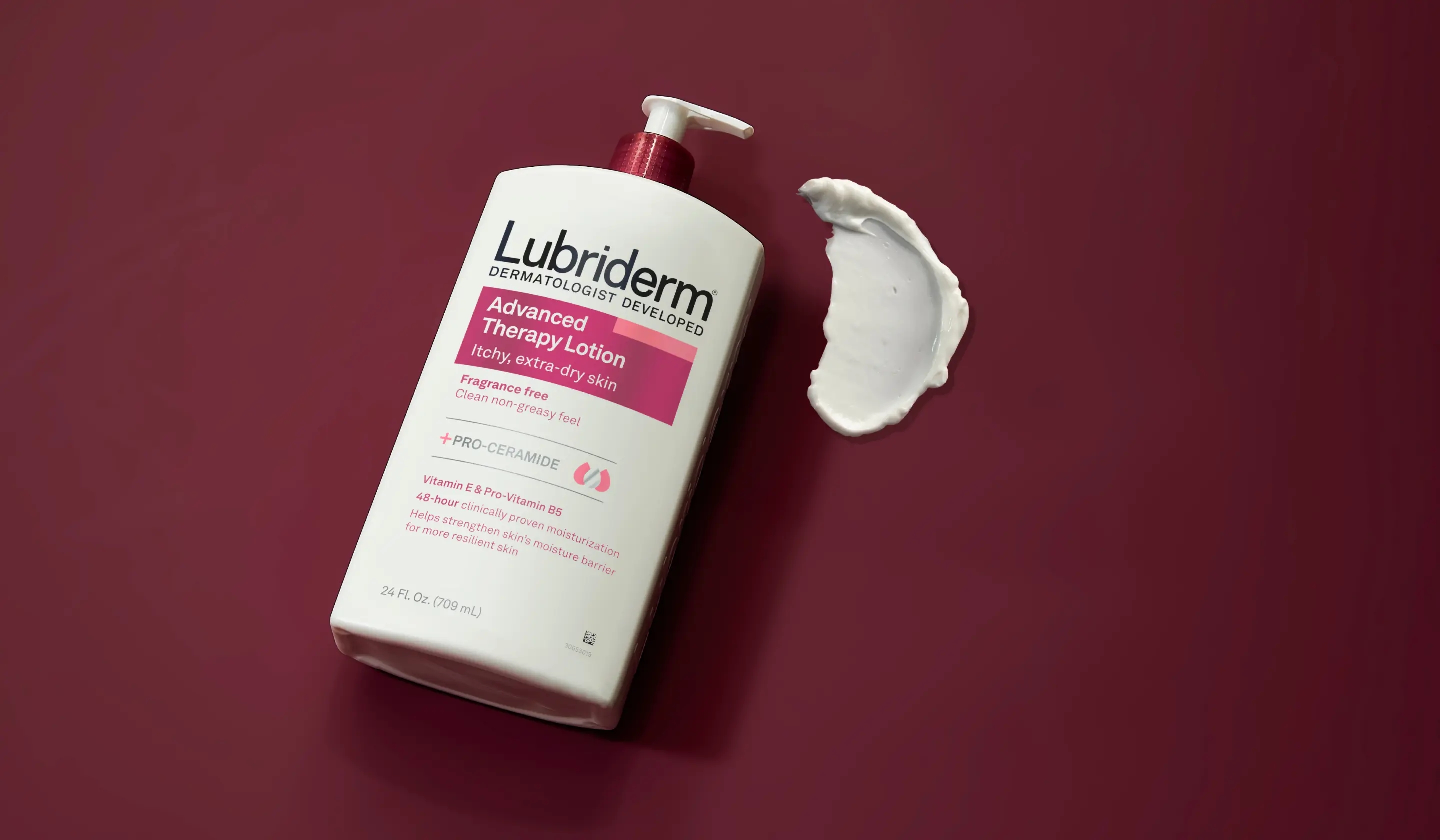 Collection of theraputic Lubriderm products